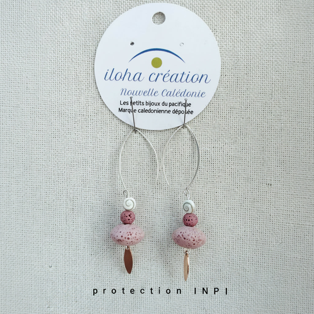 boucles d'oreilles TARE 5 iloha créaion
