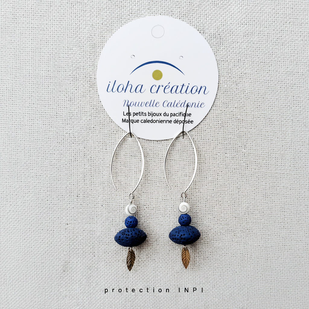 boucles d'oreilles TIARE 6 iloha création