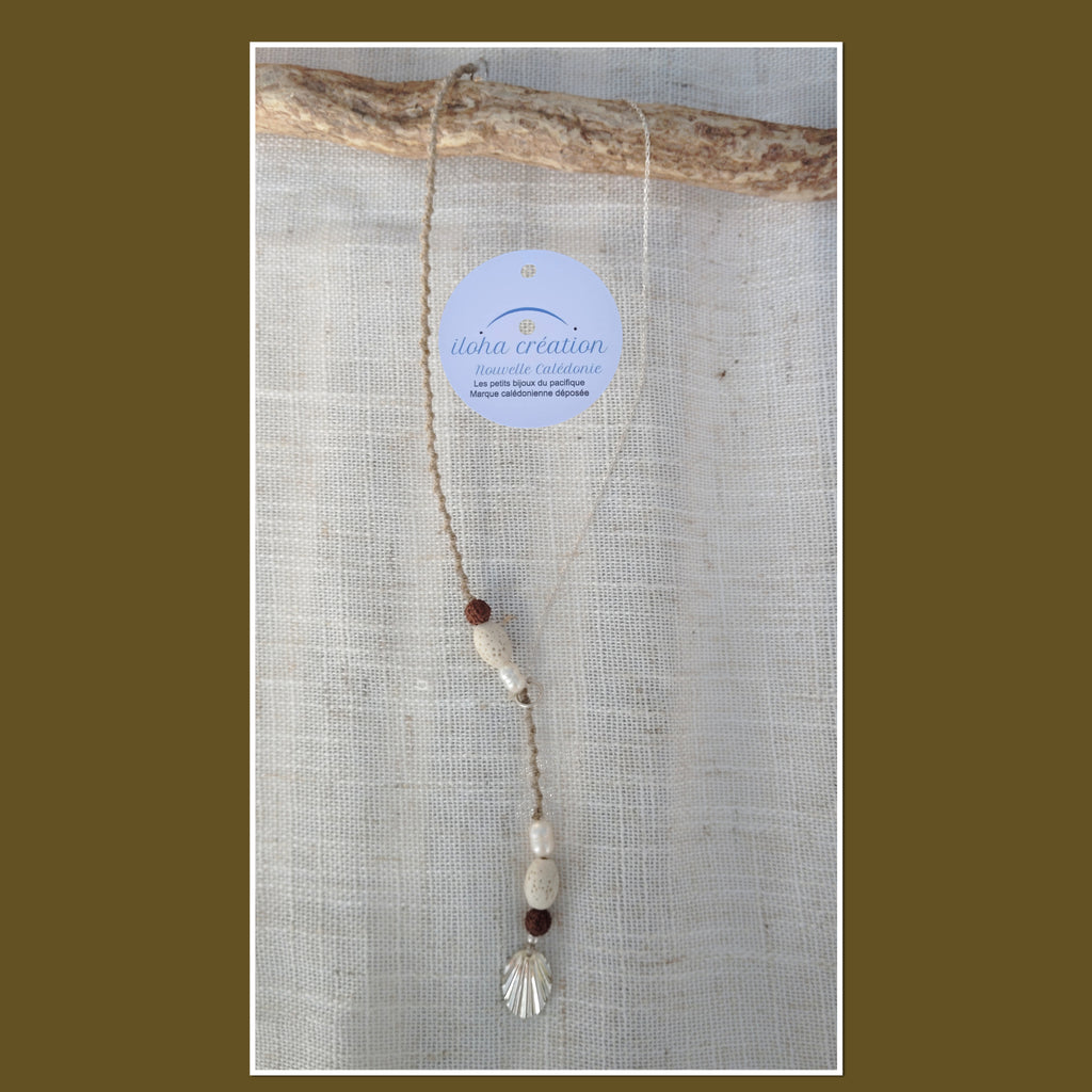 Collier Pièce Unique  2 — Macramé & Argent 925