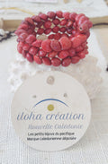 Bracelet LIFOU 3 - 3 rangs avec graine locale Église de Nouvelle Calédonie