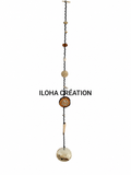 Suspension de décoration Koe 4- inclusion résine avec. Sable de Nouvelle Calédonie - artisanal