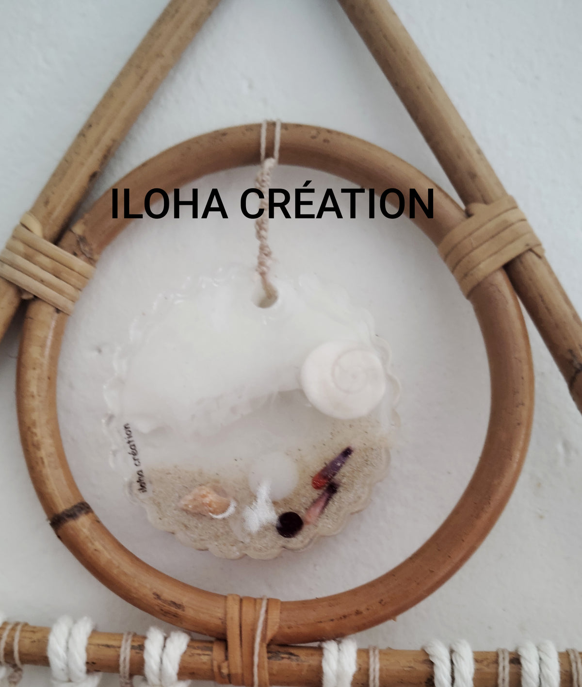 Mobile  de décoration Koe7- Attrape rêve de Nouvelle Calédonie -Artisanale