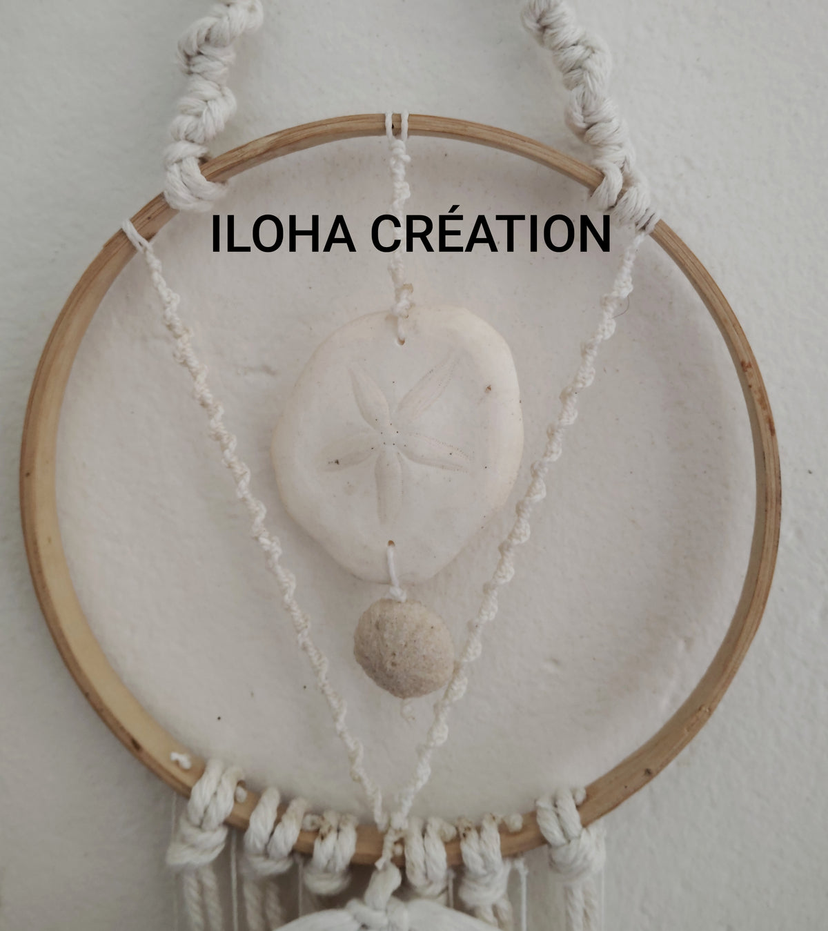Mobile décoratif Koé 9 – Attrape-rêves en macramé fait main | Nouvelle-Calédonie