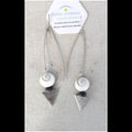 Boucles d'oreilles fait main  TAMARIN 1 § crochet argent