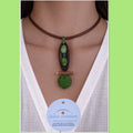 Collier FAÎTIÈRE 9 avec graine de Wawa tranché