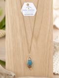 Collier fait main Unique  1— Pendentif argent rosé & chaîne gold filled 14k | Nouvelle-Calédonie