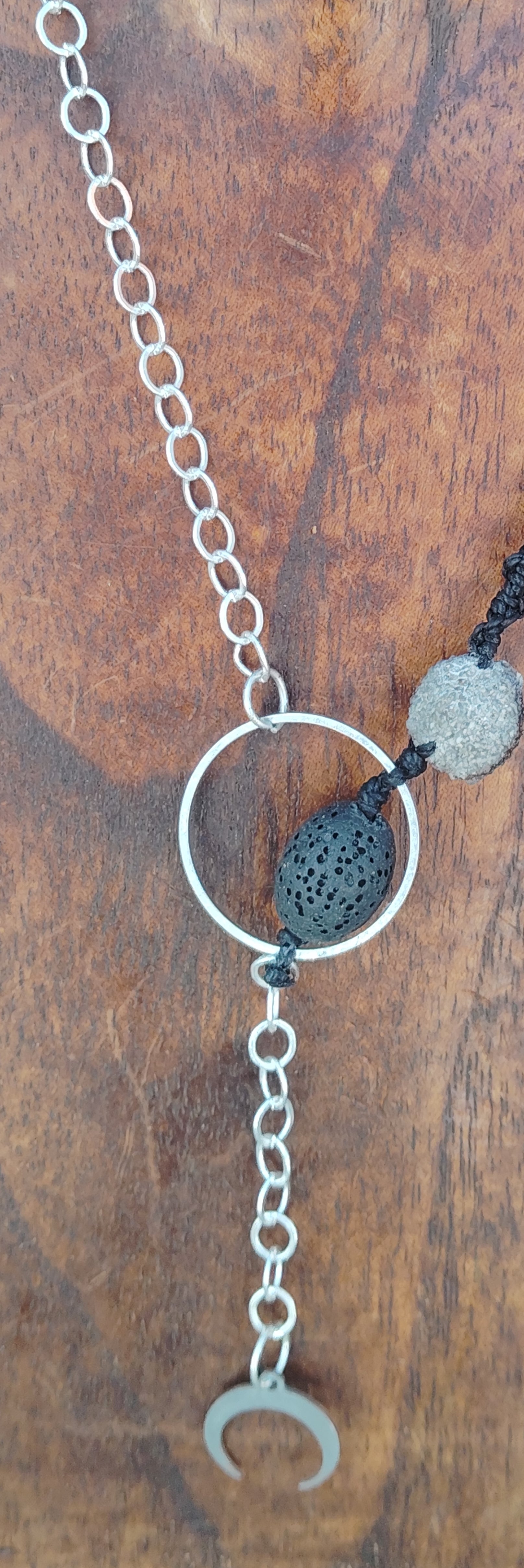 Collier Pièce Unique 1 — Macramé & Argent 925